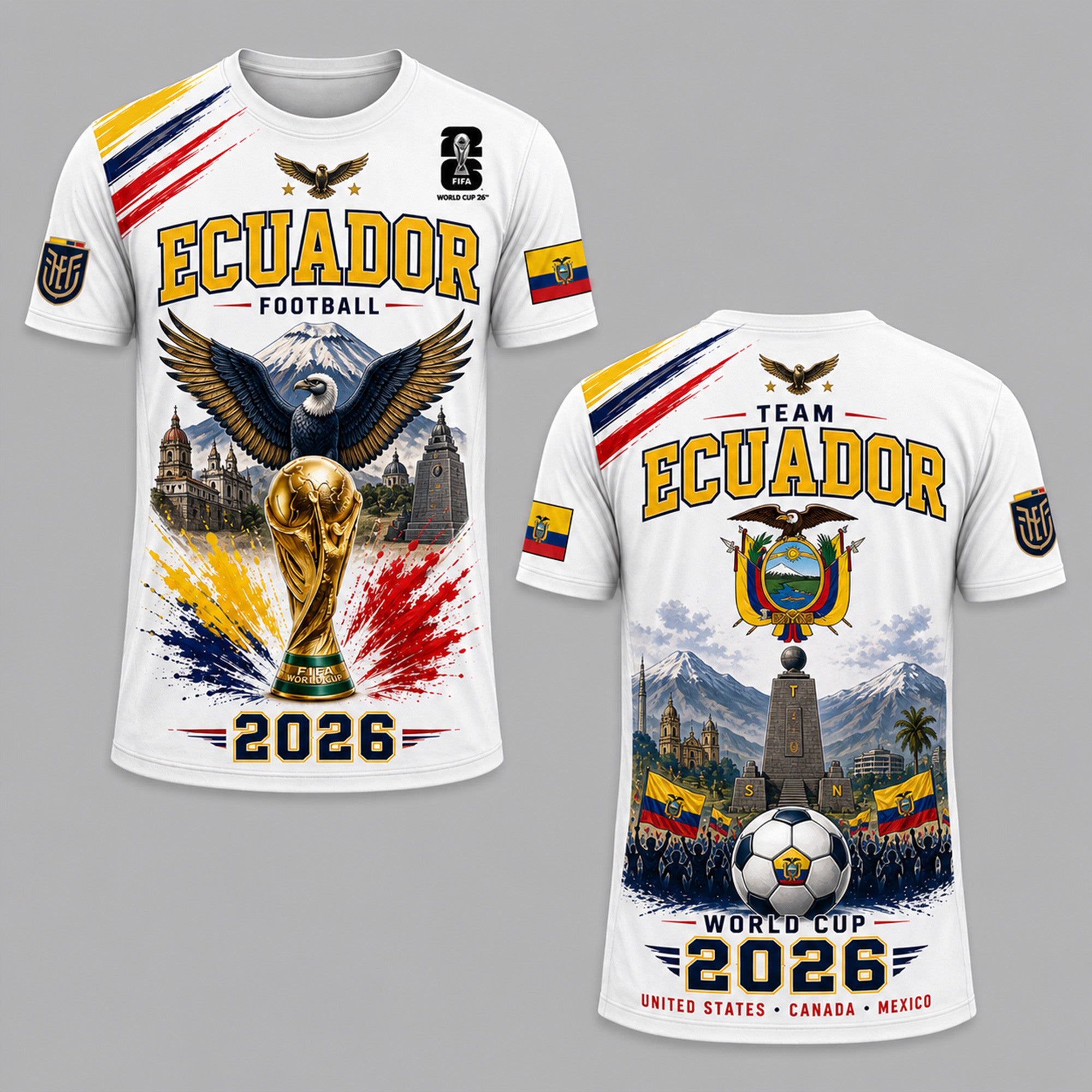 Ecuador WC26 Premium T-Shirt PVT011