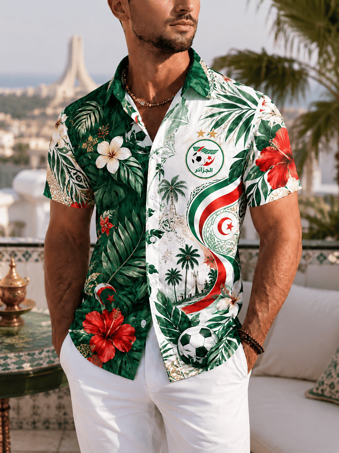 Algeria Hawaii Shirt Hc01