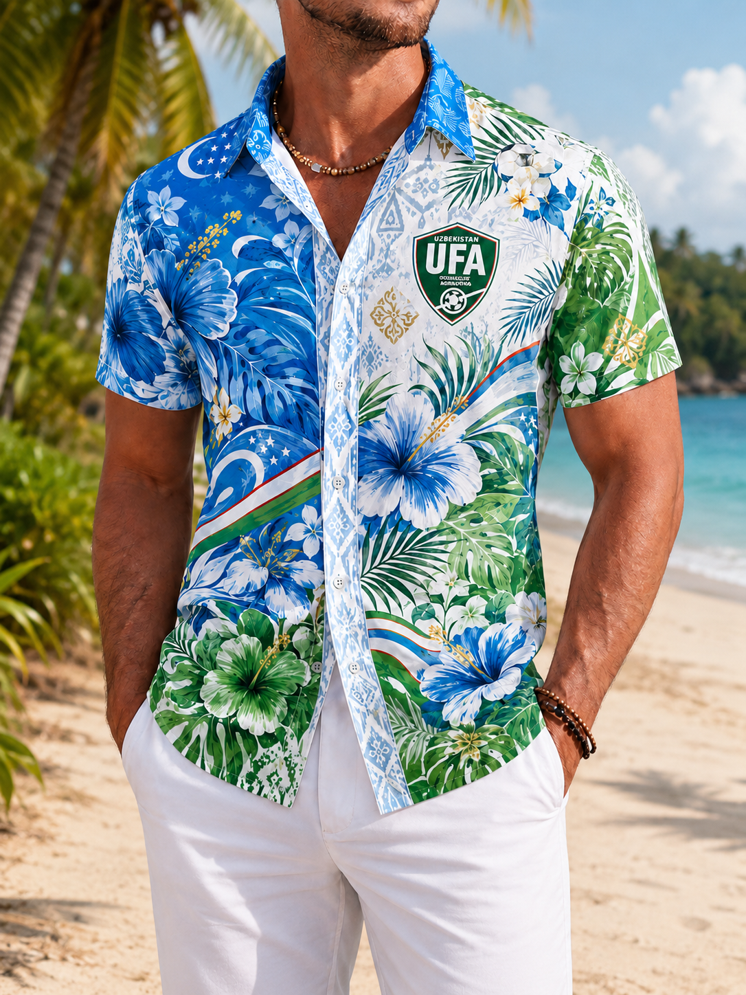 Uzbekistan Hawaii Shirt Hc01