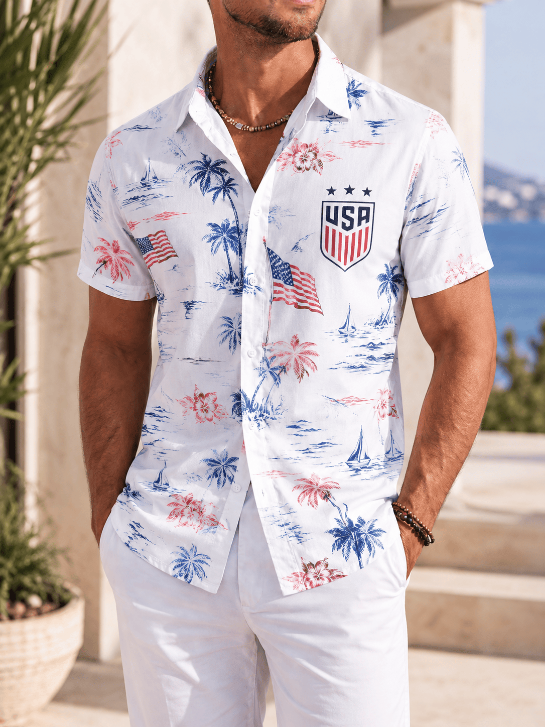 Usa Hawaii Shirt Hc01