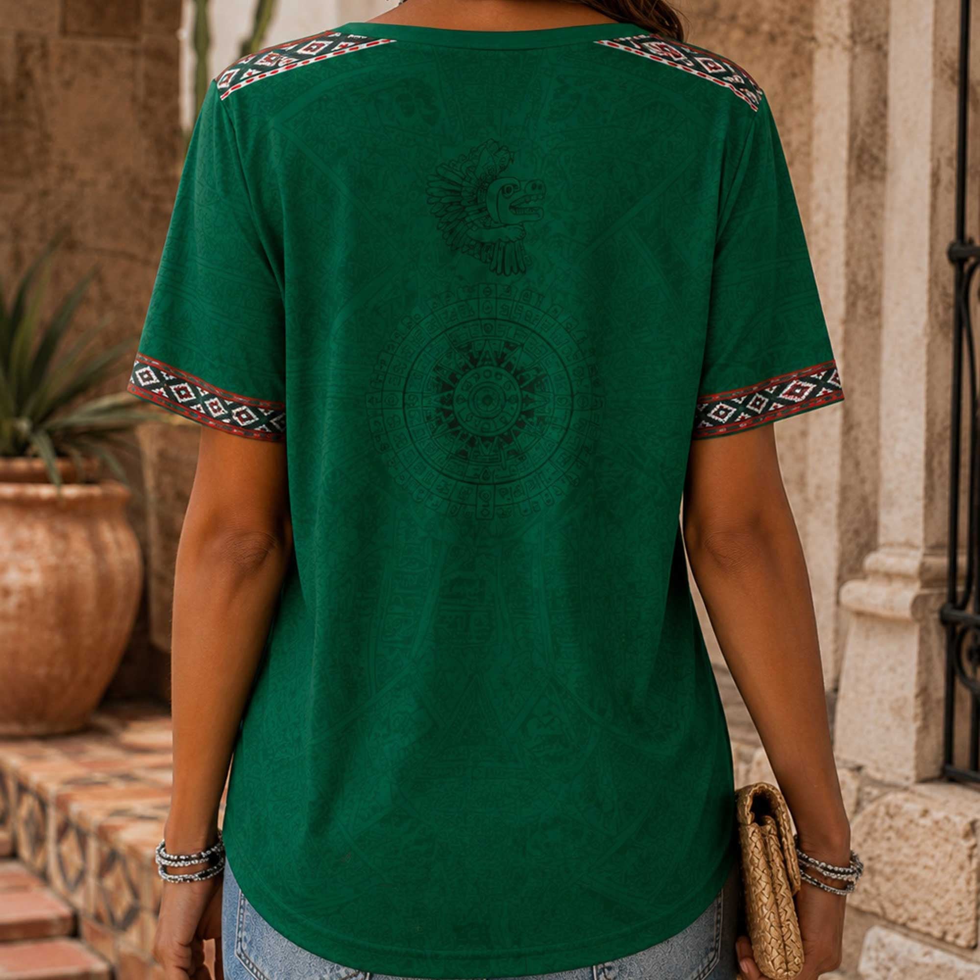 Mexico Wc26 Heritage Women V-neck Shirt
