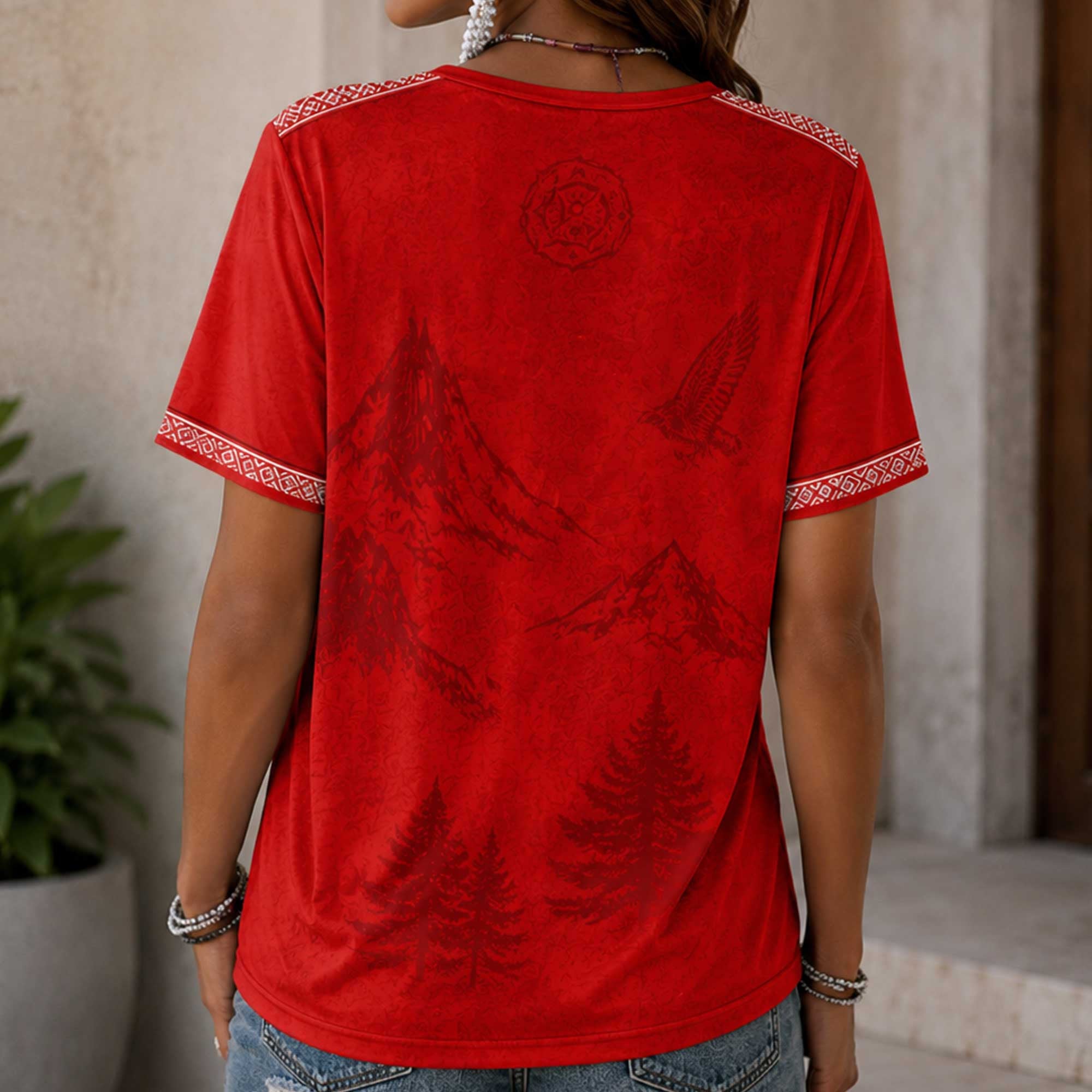 Canada Wc26 Heritage Women V-neck Shirt