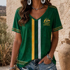 Australia Wc26 Heritage Women V-neck Shirt
