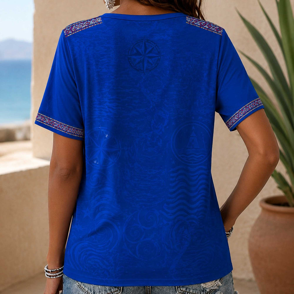 Cape Verde Wc26 Heritage Women V-neck Shirt