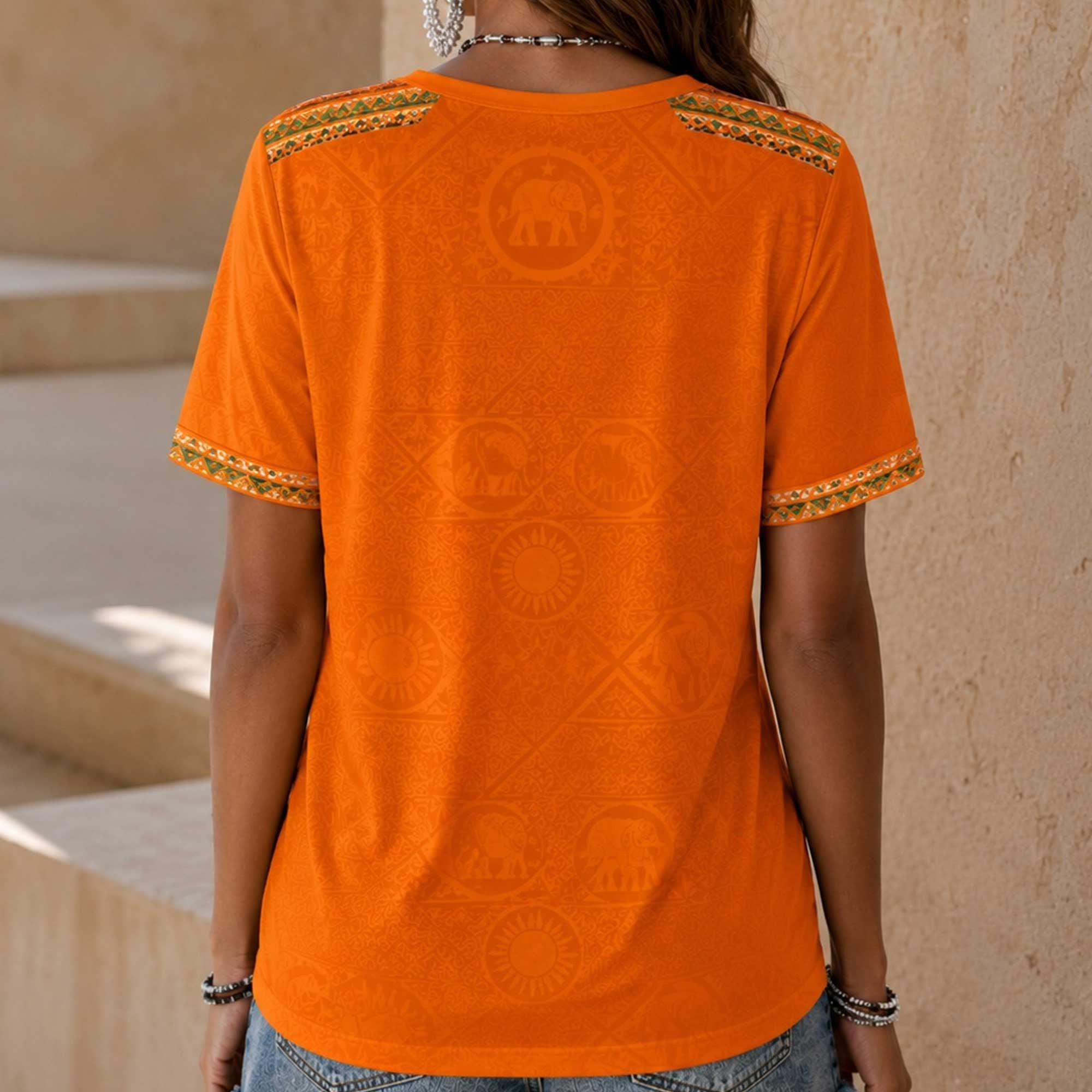 Ivory Coast Wc26 Heritage Women V-neck Shirt