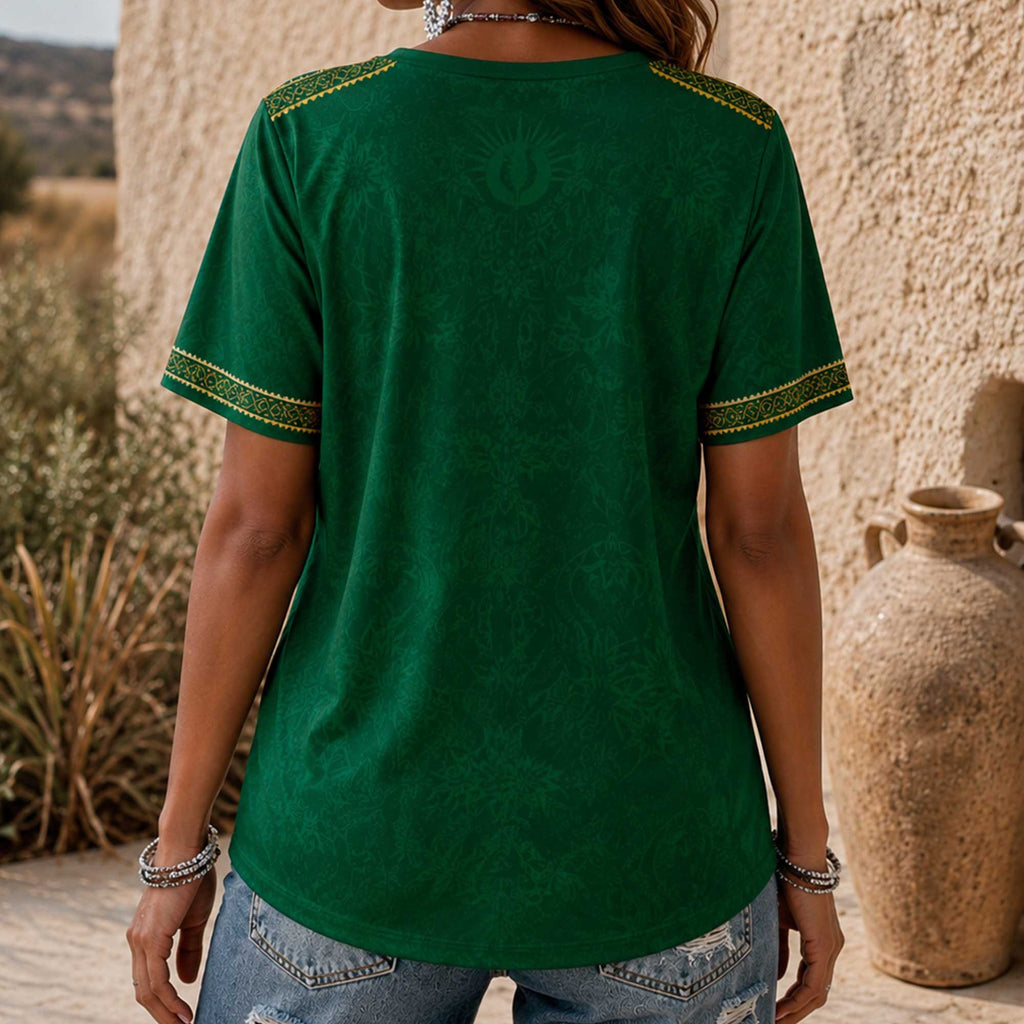 Algeria Wc26 Heritage Women V-neck Shirt