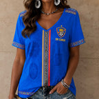 Dr Congo Wc26 Heritage Women V-neck Shirt