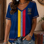 Ecuador Wc26 Heritage Women V-neck Shirt