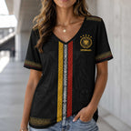 Germany Wc26 Heritage Women V-neck Shirt