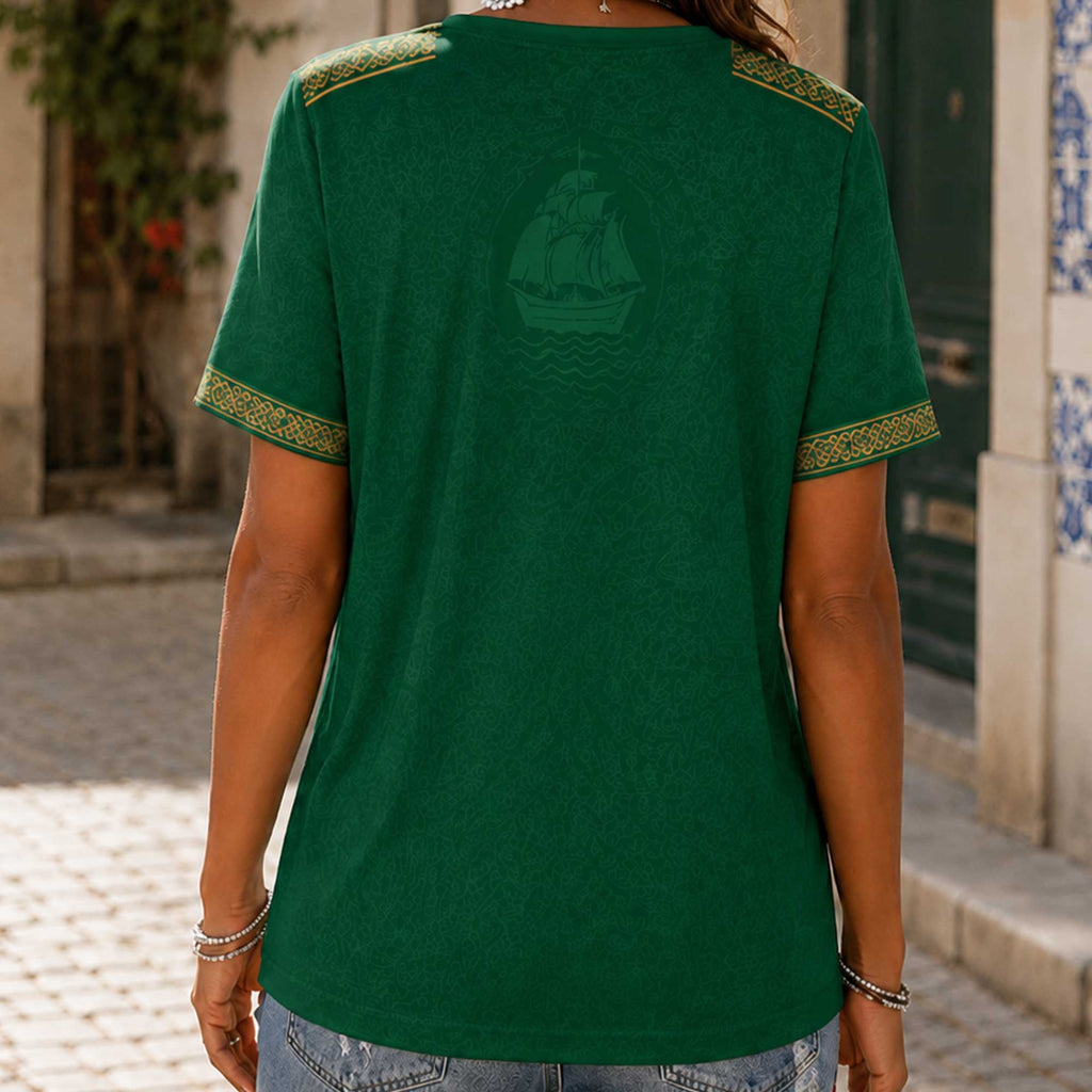 Portugal Wc26 Heritage Women V-neck Shirt