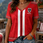 Austria Wc26 Heritage Women V-neck Shirt