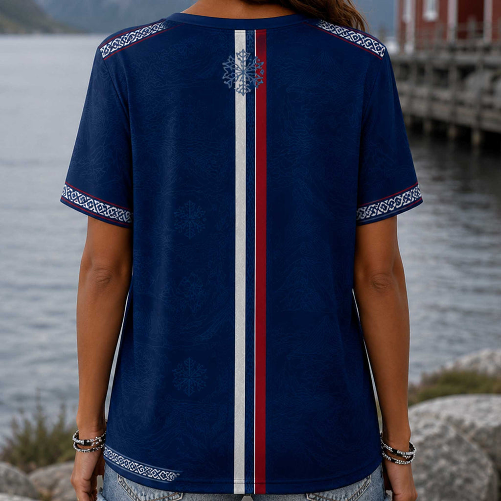 Norway Wc26 Heritage Women V-neck Shirt