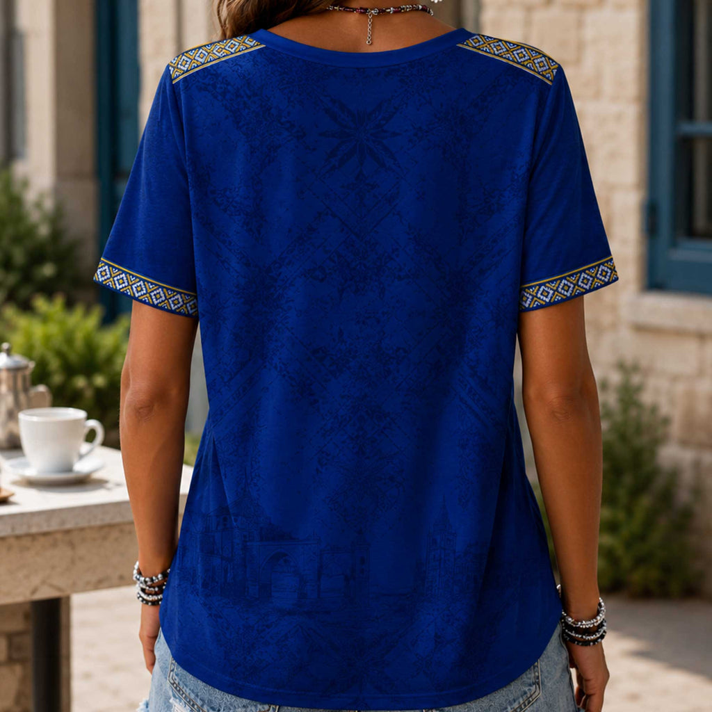 Bosnia And Herzegovina Wc26 Heritage Women V-neck Shirt