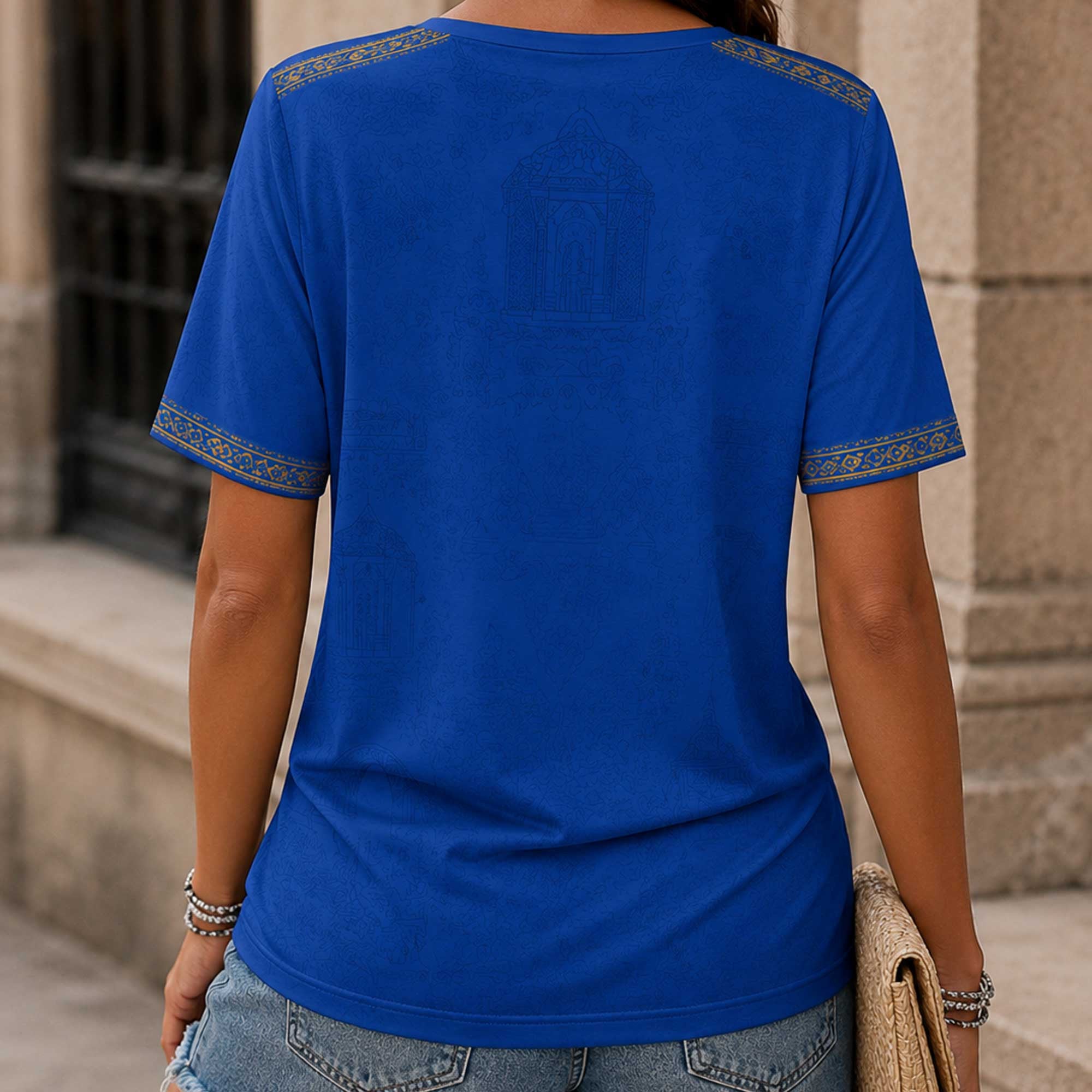 Kosovo Wc26 Heritage Women V-neck Shirt