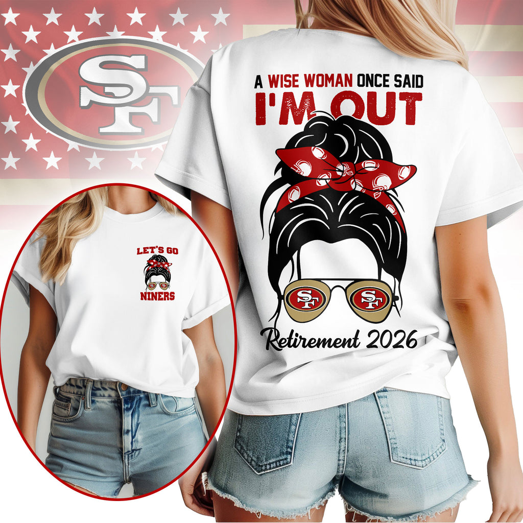 Sf.49ers | Premium  Retirement 2026 Spirit 3d T-shirt Nf1