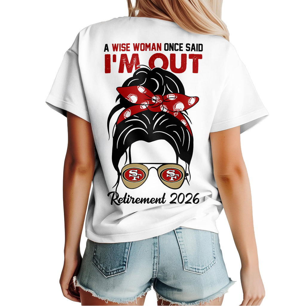Sf.49ers | Premium  Retirement 2026 Spirit 3d T-shirt Nf1
