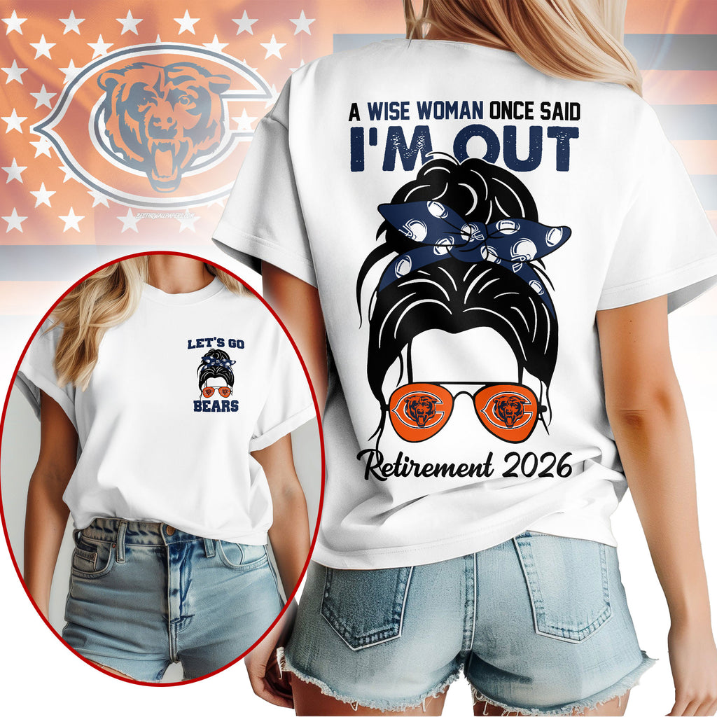 C.bears | Premium  Retirement 2026 Spirit 3d T-shirt Nf1