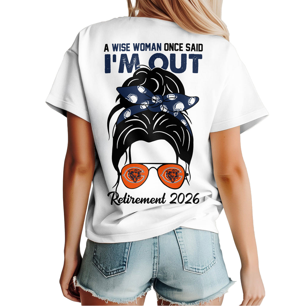 C.bears | Premium  Retirement 2026 Spirit 3d T-shirt Nf1