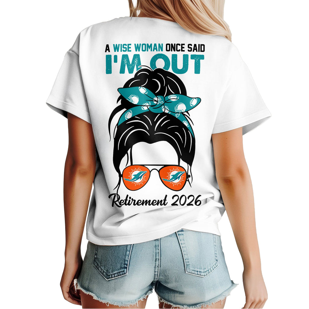 M.dolphins | Premium  Retirement 2026 Spirit 3d T-shirt Nf1