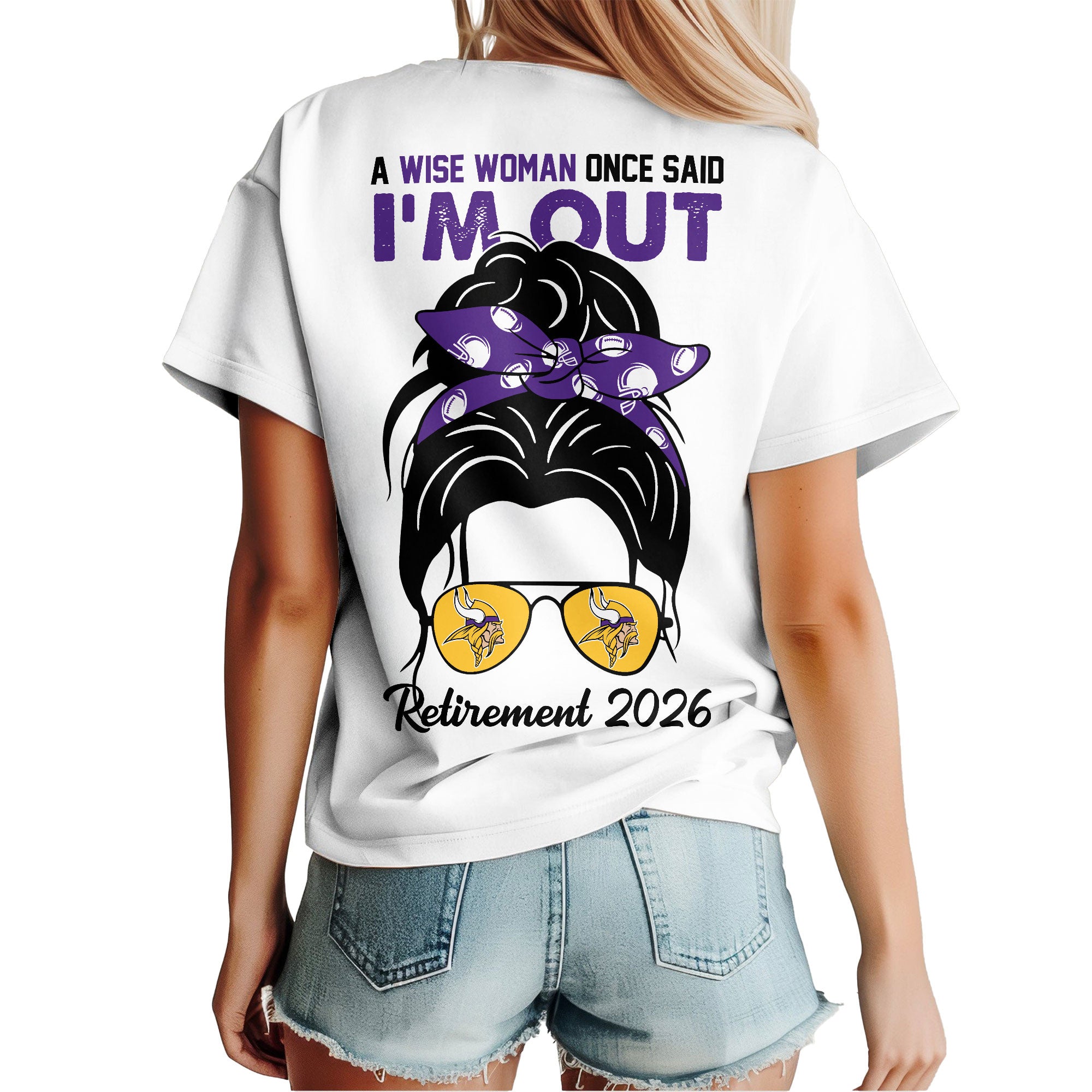 M.vikings | Premium  Retirement 2026 Spirit 3d T-shirt Nf1