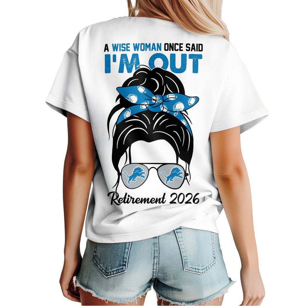 D.lions | Premium  Retirement 2026 Spirit 3d T-shirt Nf1
