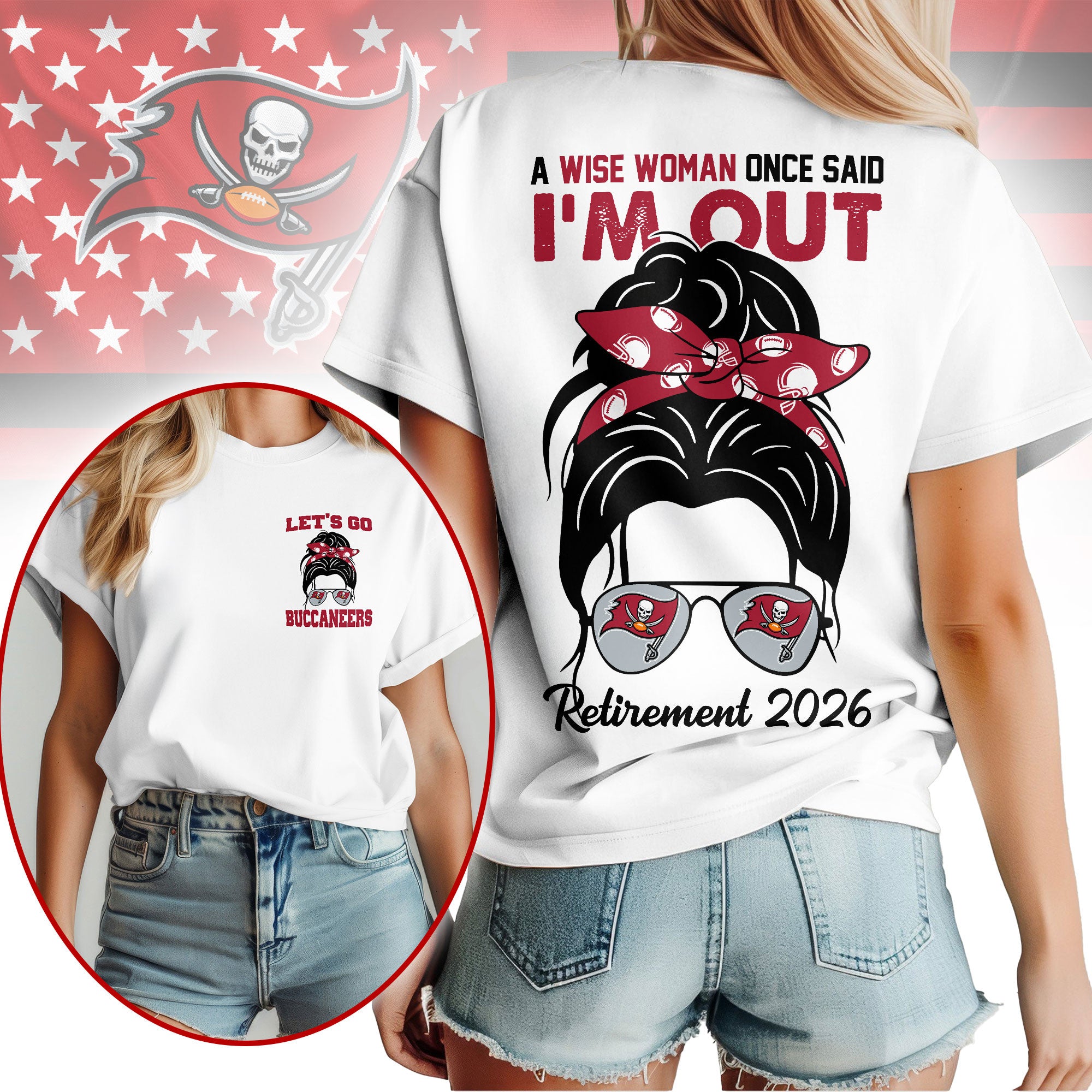 Tb.buccaneers | Premium  Retirement 2026 Spirit 3d T-shirt Nf1