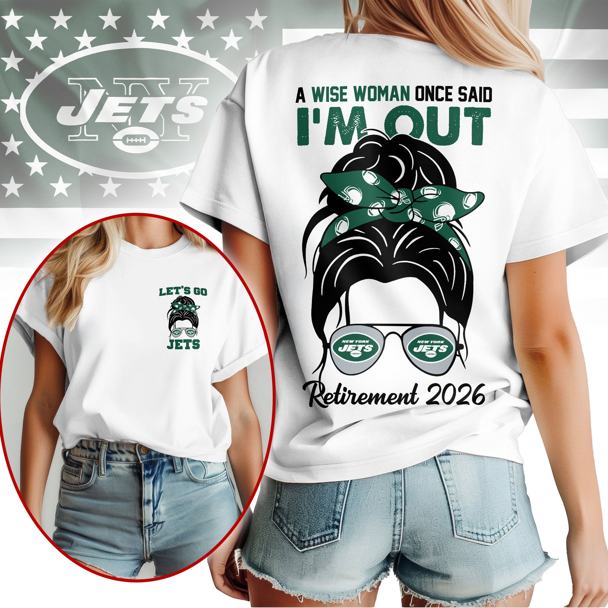 Ny.jets | Premium  Retirement 2026 Spirit 3d T-shirt Nf1