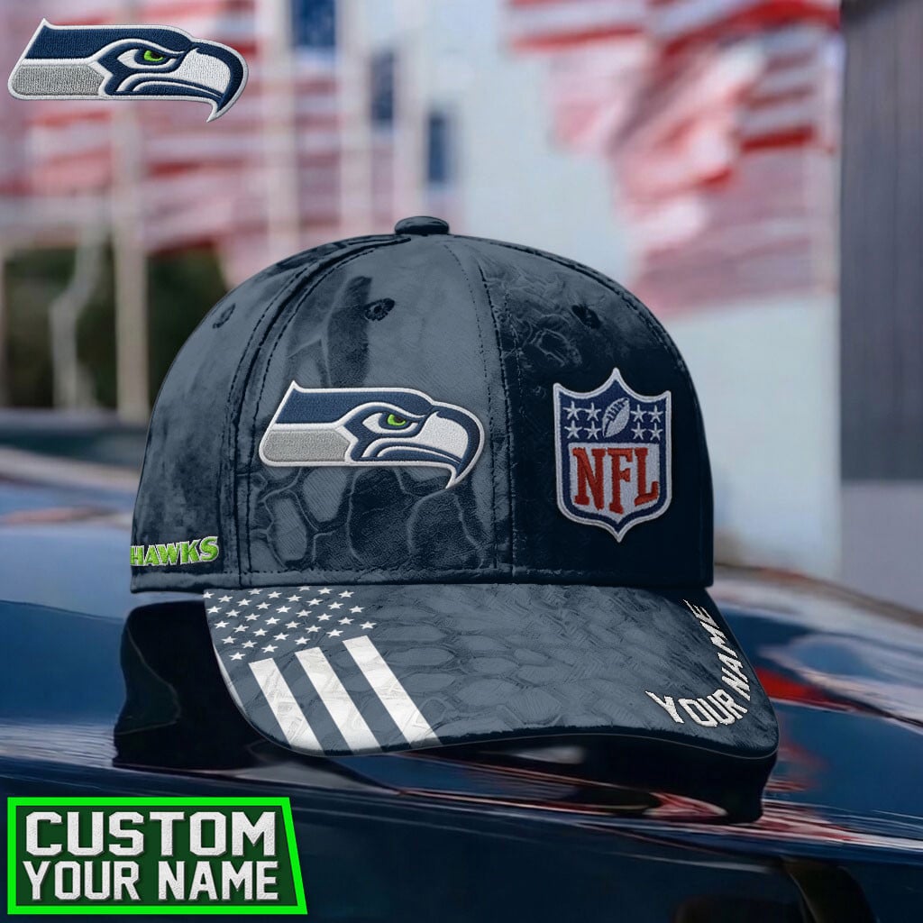 S.seahawks | Premium  Heritage Custom Cap Nf1
