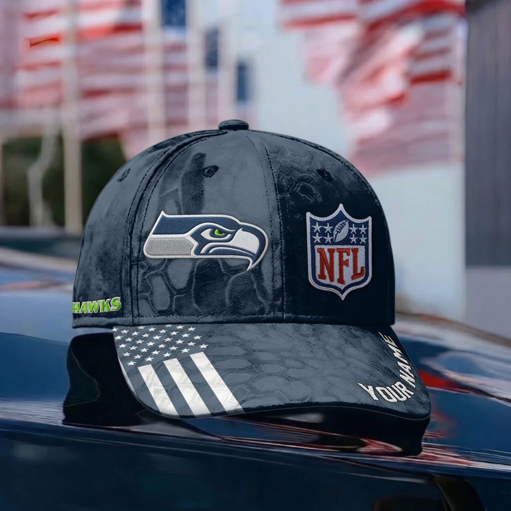 S.seahawks | Premium  Heritage Custom Cap Nf1