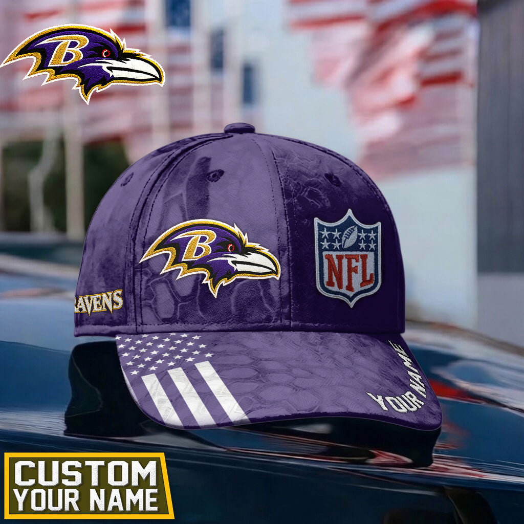 B.ravens | Premium  Heritage Custom Cap Nf1