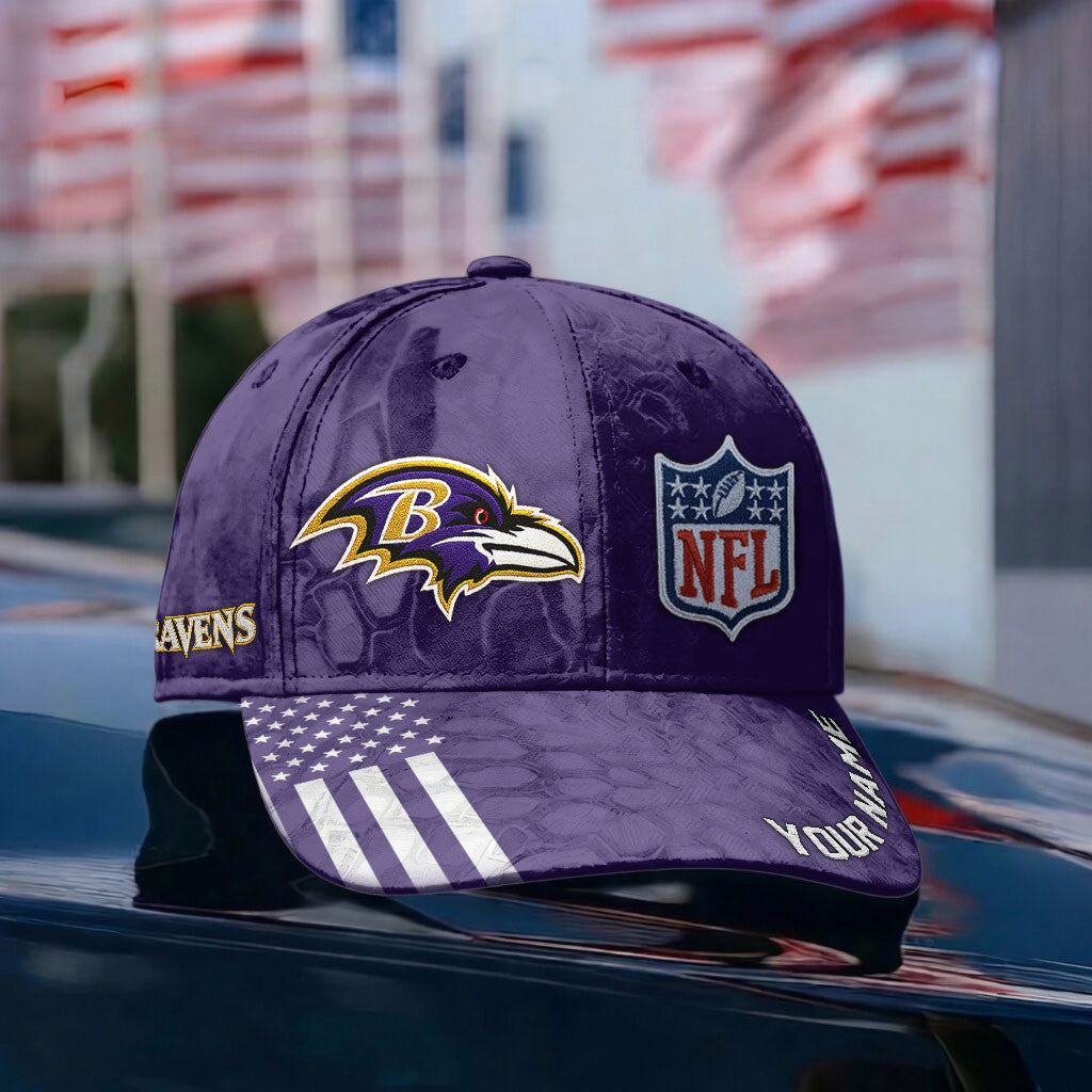 B.ravens | Premium  Heritage Custom Cap Nf1