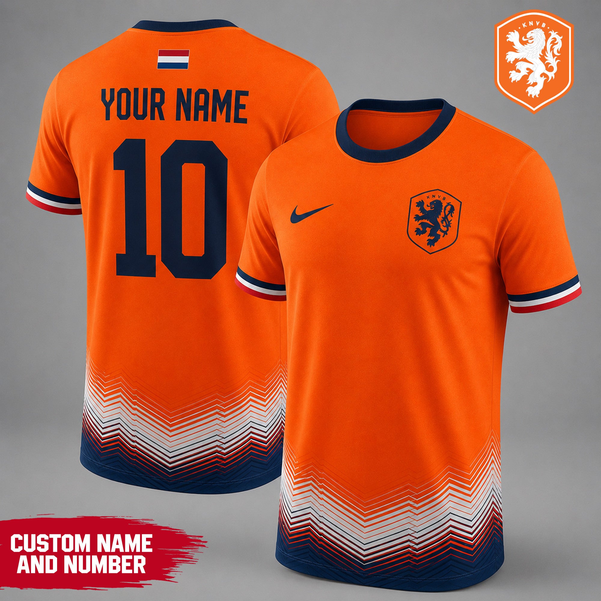 Netherlands | Premium Wc26 National Team Inspired Custom 3d Shirt