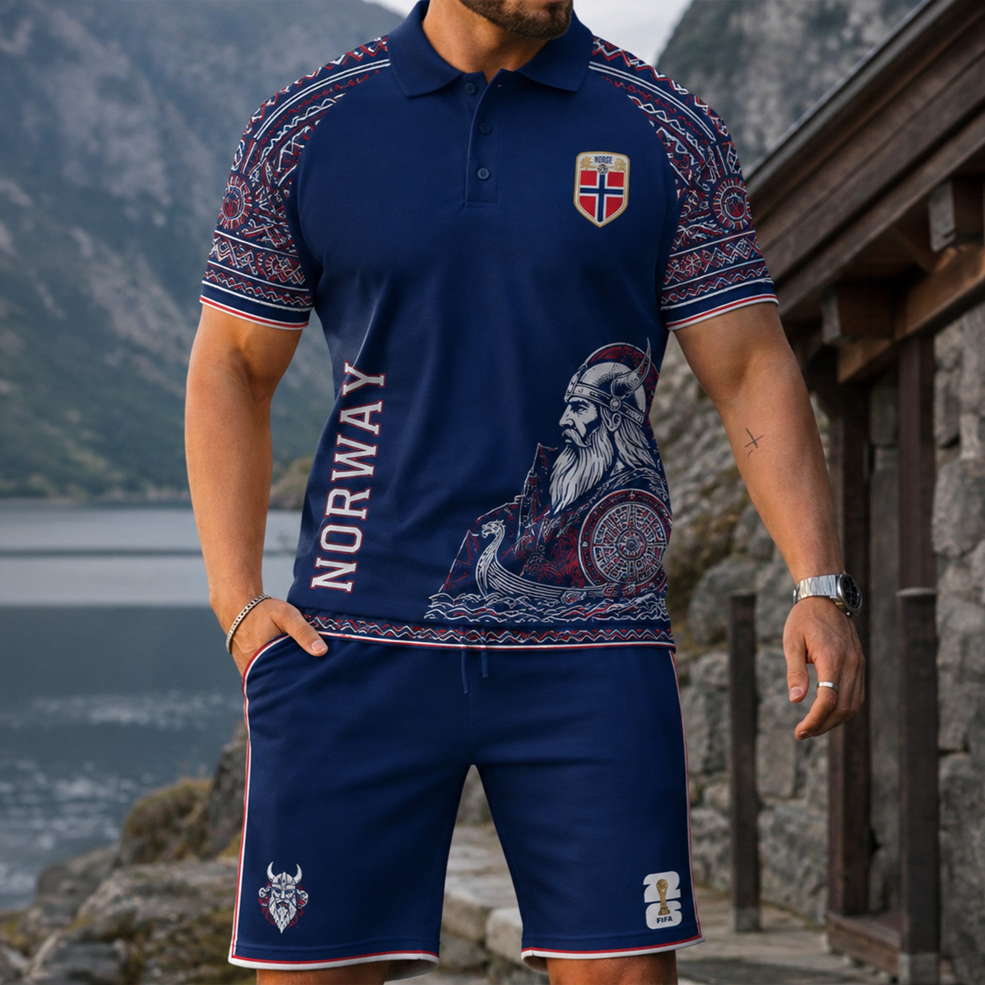 Norway Wc26 Polo Short Set Pvt015