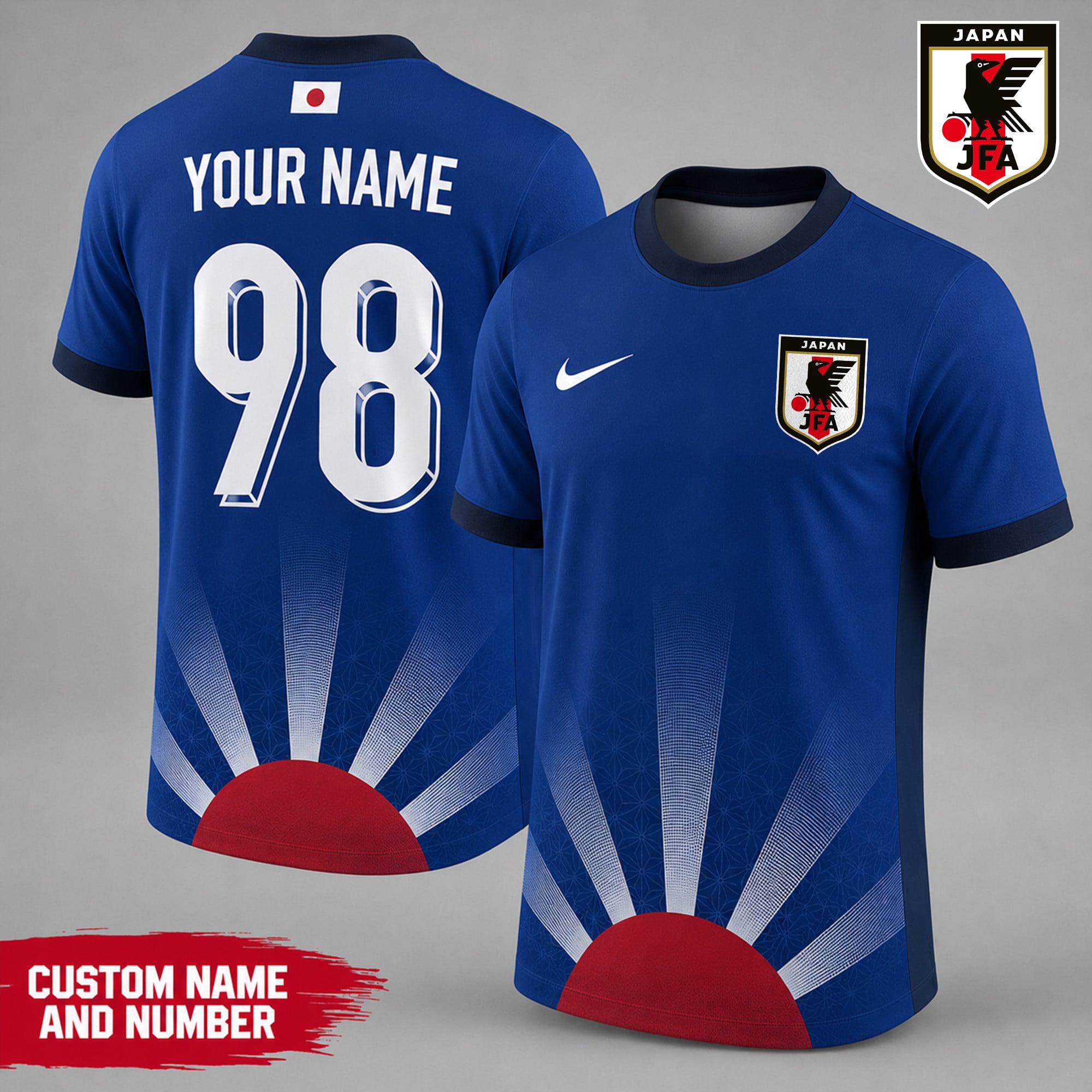 Japan | Premium Wc26 National Team Inspired Custom 3d Shirt