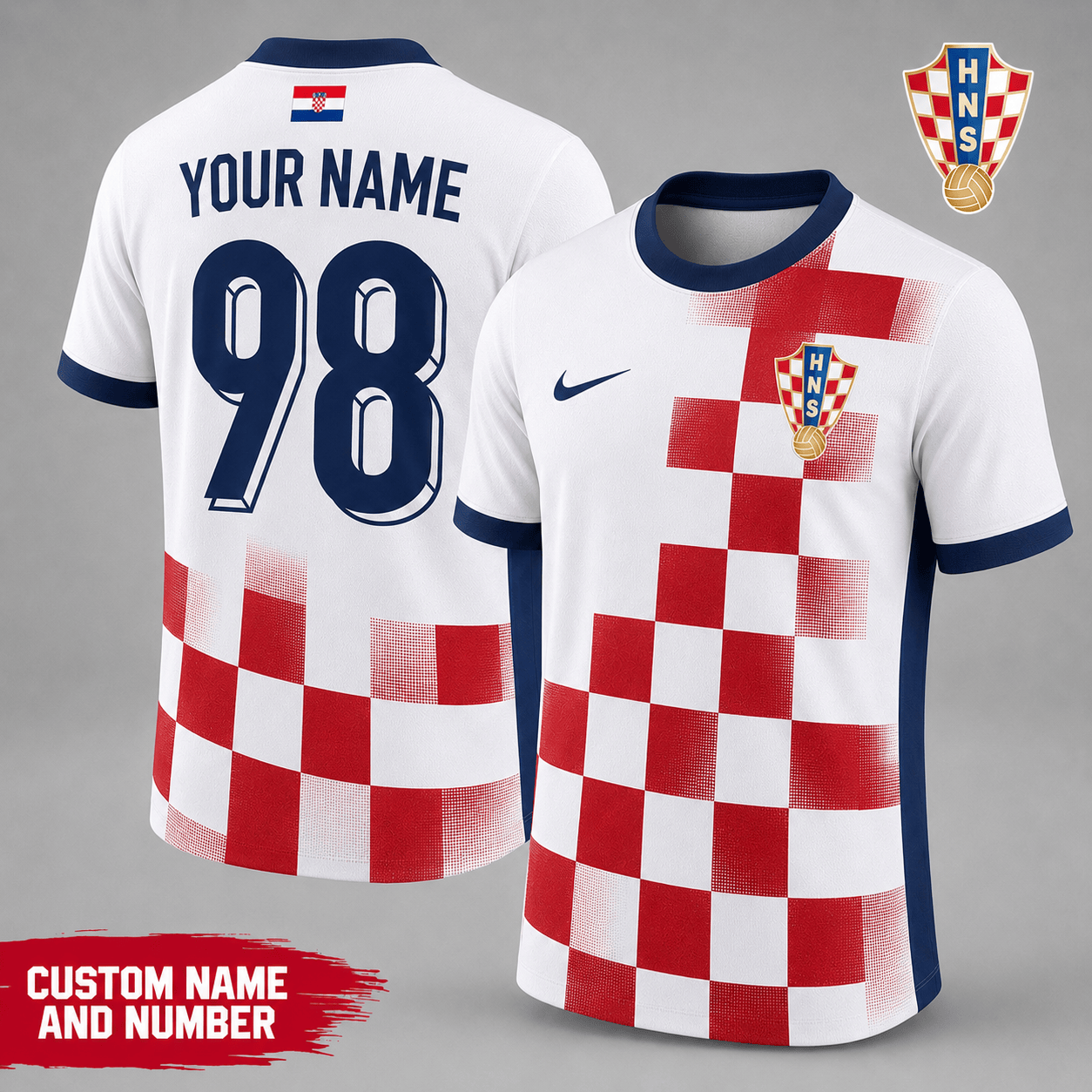 Croatia | Premium Wc26 National Team Inspired Custom 3d Shirt