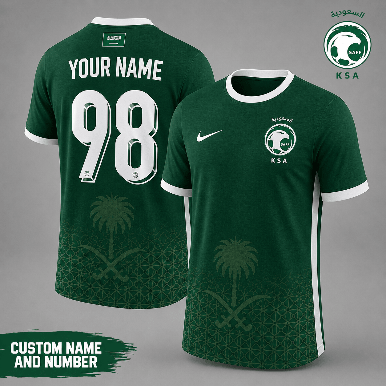 Saudi Arabia | Premium Wc26 National Team Inspired Custom 3d Shirt
