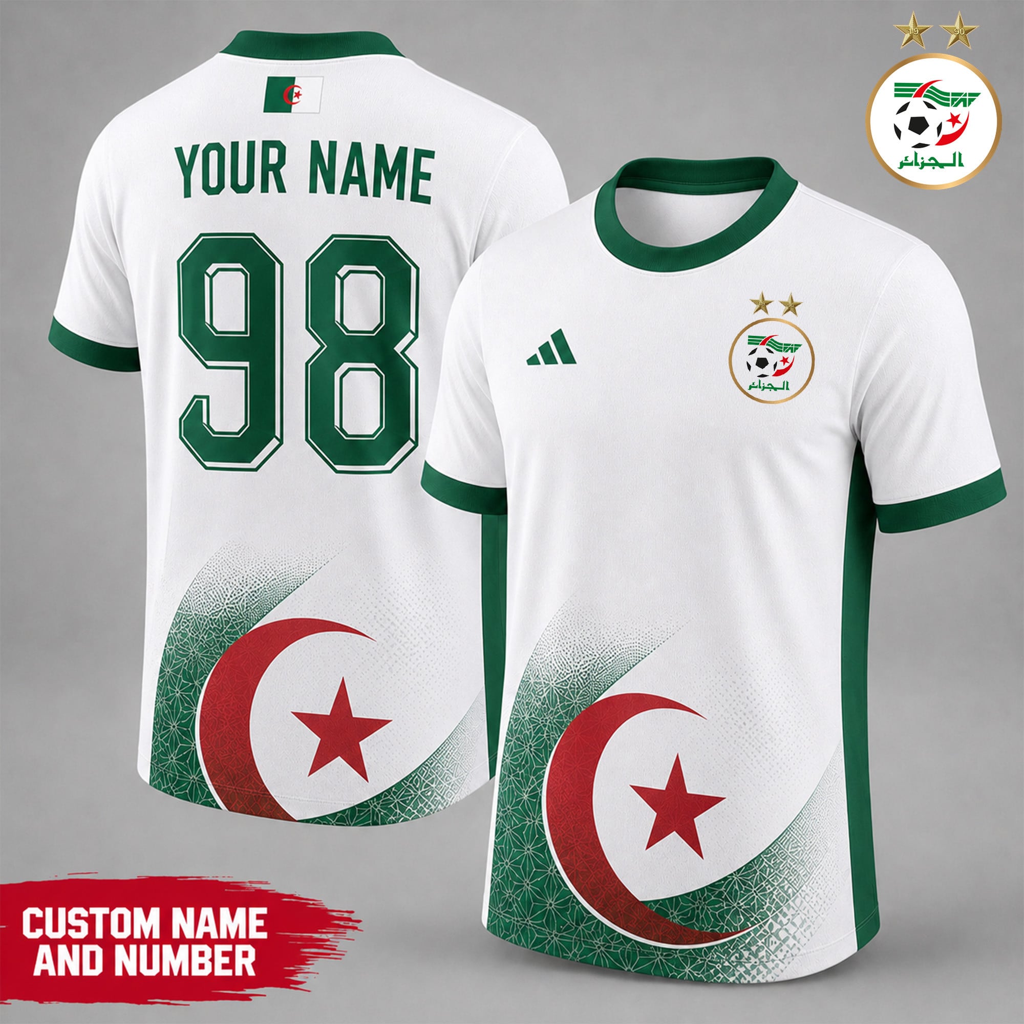Algeria | Premium Wc26 National Team Inspired Custom 3d Shirt