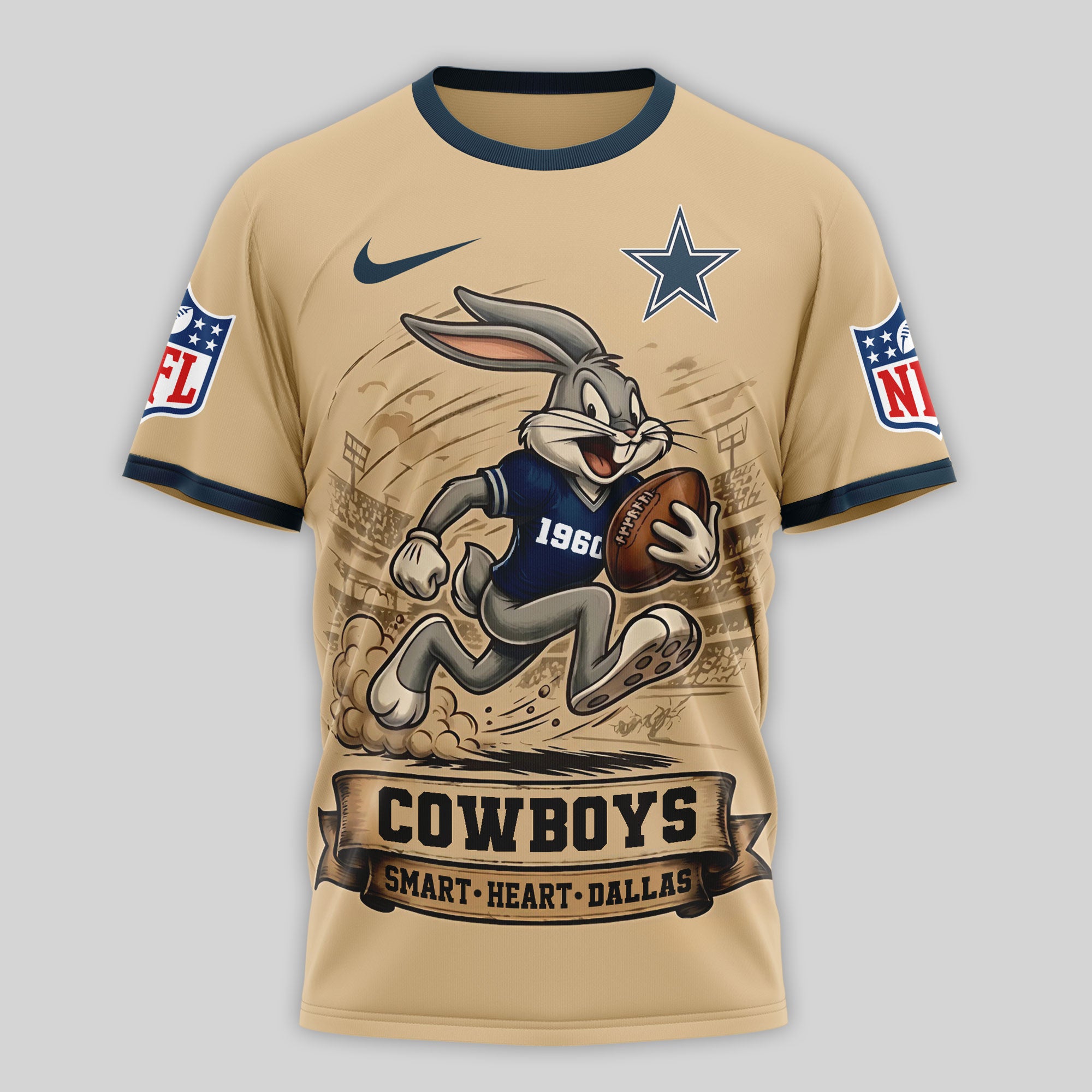 D.cowboys | Premium  Old School Game Day 3d Shirt Nf1