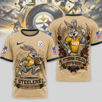 P.steelers | Premium  Old School Game Day 3d Shirt Nf1