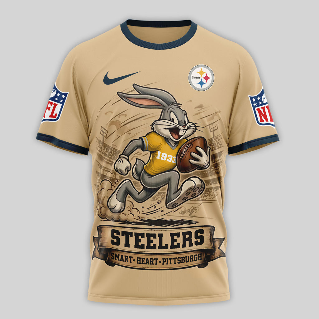 P.steelers | Premium  Old School Game Day 3d Shirt Nf1