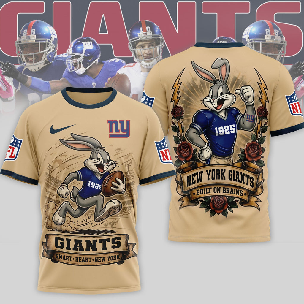 Ny.giants | Premium  Old School Game Day 3d Shirt Nf1