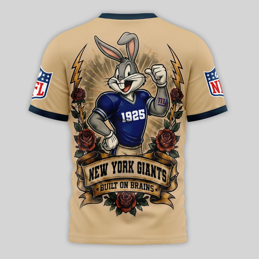 Ny.giants | Premium  Old School Game Day 3d Shirt Nf1
