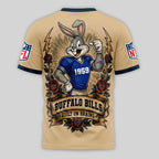 B.bills | Premium  Old School Game Day 3d Shirt Nf1