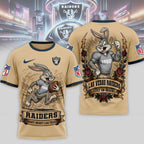 Lv.raiders | Premium  Old School Game Day 3d Shirt Nf1