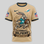M.dolphins | Premium  Old School Game Day 3d Shirt Nf1