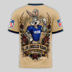 La.rams | Premium  Old School Game Day 3d Shirt Nf1