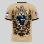D.broncos | Premium  Old School Game Day 3d Shirt Nf1