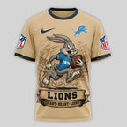 D.lions | Premium  Old School Game Day 3d Shirt Nf1