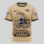 B.ravens | Premium  Old School Game Day 3d Shirt Nf1