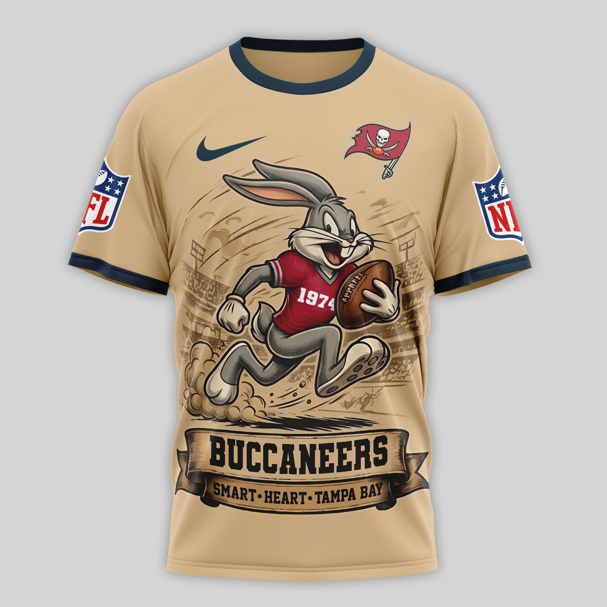 Tb.buccaneers | Premium  Old School Game Day 3d Shirt Nf1